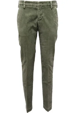 Entre Amis Bukser, Herre, Grøn, W30, Corduroy Grøn Slim Bukser