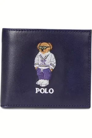 Ralph Lauren Tilbehør, Herre, Blå, ONE SIZE, Læder, Elegant Læderpung