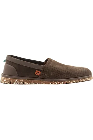 Ambitious Sko, Herre, Brun, 42 EU, Uld, Amber Perforeret Ruskind Slip-On