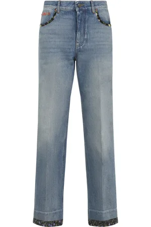 VALENTINO Jeans, Dame, Blå, W27, Bomuld, Blå Jeans til Kvinder