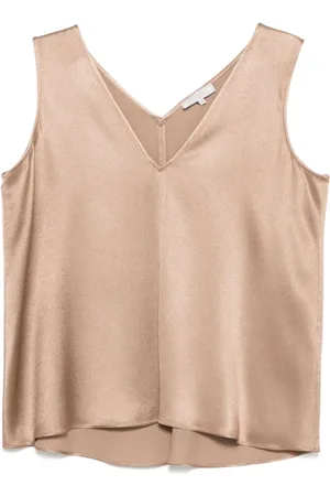 ANTONELLI Top, Dame, Lyserød, L, Uld, Beige Silkeblanding Topwear Rosa