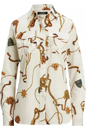 Ralph Lauren Bluser & Skjorter, Dame, Hvid, L, Skjorte