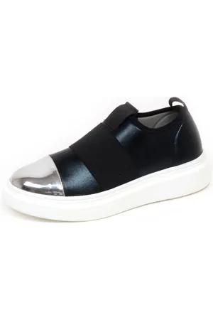 FESSURA Sko, Dame, Sort, 37 EU, Uld, Vintage Slip-On Sko Edge ONE