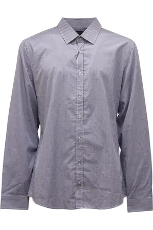 Gucci Skjorte, Herre, Blå, 3XL, Slim Skjorte Made in Italy