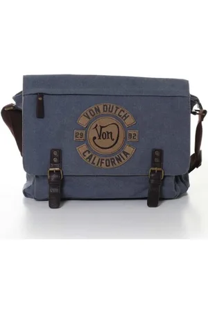 Von Dutch Taske, Herre, Blå, ONE SIZE, Uld, Messenger Bag Jocko - Skuldertaske