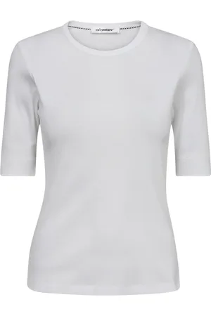 Co`Couture Top, Dame, Hvid, L, Bomuld, Basic GrannyCC Tee T-Shirt