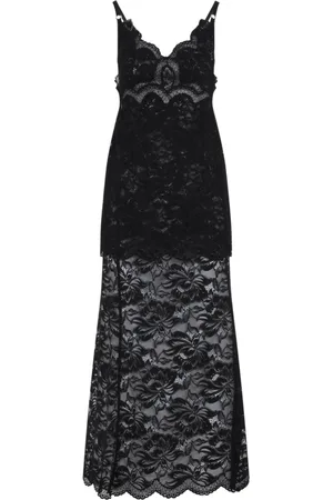 Paco rabanne Kjole, Dame, Sort, L, Sort Elegant Kjole til Kvinder