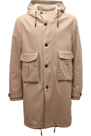 OFFICINA 36 Frakke, Herre, , M, Uld, Teddy Inside Polstret Parka Jakke