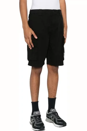 C.P. Company Shorts, Herre, Sort, 2XL, Bomuld, Sorte Shorts til Mænd Ss25