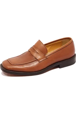 Geox Sko, Herre, Brun, 43 EU, Uld, Vintage effekt loafer sko i brun