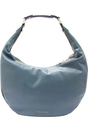 Manila Grace Taske, Dame, Blå, ONE SIZE, Hobo Medium Taske Avio Polyurethan