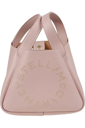 Stella McCartney Taske, Dame, Lyserød, ONE SIZE, Præget Kornet Crossbody Taske Bleg Mauve