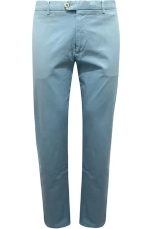 Etro Bukser, Herre, Blå, 2XL, Italiensk Stil Bukser