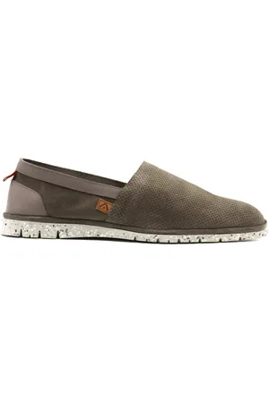 Ambitious Sko, Herre, Grøn, 43 EU, Uld, Amber Perforeret Ruskind Slip-On