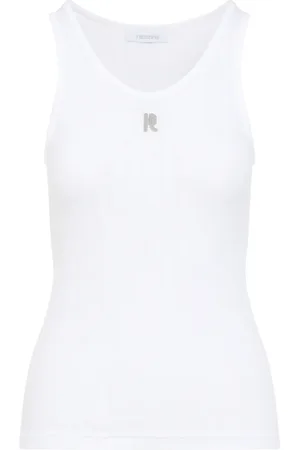 Paco rabanne Top, Dame, Hvid, XS, Bomuld, Hvid Top til Moderne Kvinder
