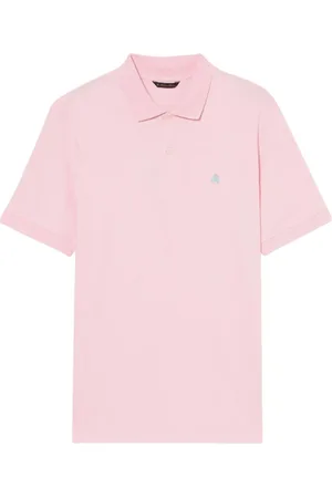 Brooks Brothers Top, Herre, Lyserød, M, Bomuld, Bomuld Piqué Polo