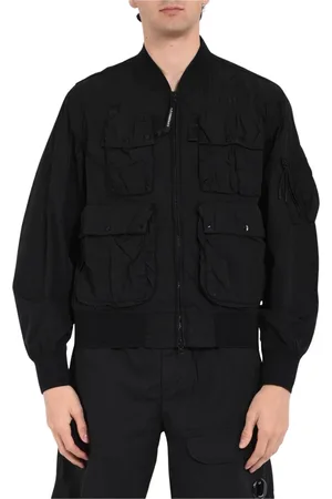 C.P. Company Jakke, Herre, Sort, L, Multipocket V-halsjakke