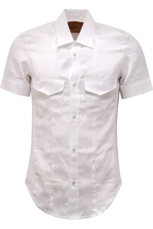 Neil Barrett Skjorte, Herre, Hvid, XS, Italiensk skjorte Bde90 8983