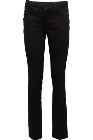 Fred Perry Bukser, Dame, Sort, W27, Denim, Stretch Denim Bukser med 5 Lommer