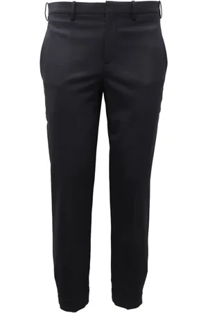 Neil Barrett Bukser, Herre, Blå, S, Uld, Slim Fit Wool Blend Bukser
