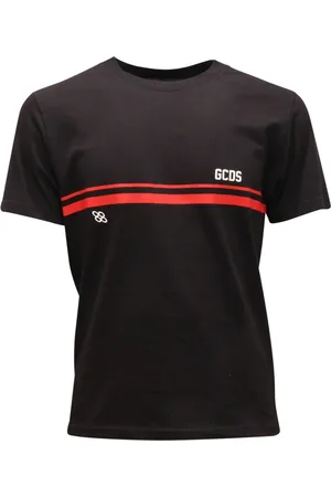 GCDS Top, Herre, Sort, XS, Uld, Italiensk Fremstillet Stilfuld Maglia Skjorte
