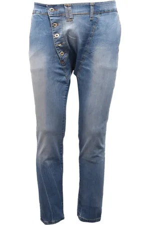 GIANNI LUPO Jeans, Herre, Blå, L, Denim, Denim Bukser Made in Italy