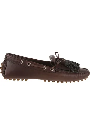 Brunello Cucinelli Sko, Dame, Brun, 37 EU, Uld, Brun Loafer Sko Elegant Stil