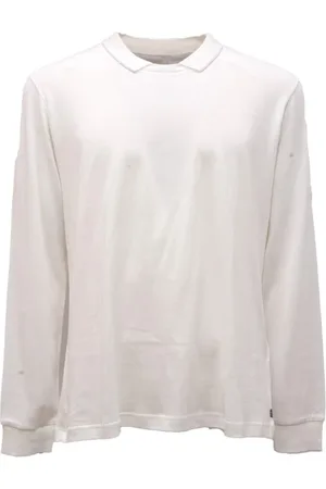 ELEVENTY Sweathshirts & Hoodies, Herre, Hvid, XL, Bomuld, Hvid Bomuld T-shirt Lavet i Italien