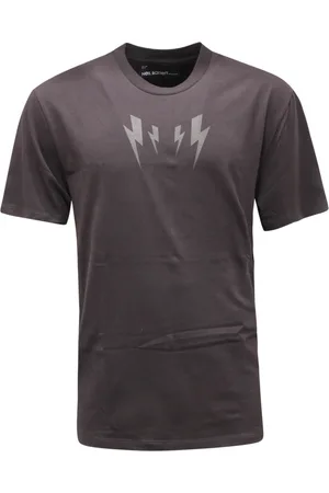Neil Barrett Top, Herre, Sort, 2XS, Slim Fit Italiensk Lavet Sort Skjorte