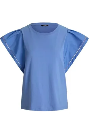 Ralph Lauren Top, Dame, Blå, XS, T-shirt