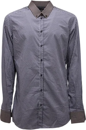 Dolce & Gabbana Skjorte, Herre, Flerfarvet, 2XL, Uld, Guld Skjorte FH G5Dm9T Hb031 Mønster