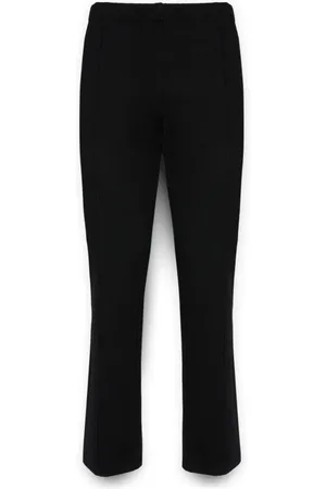 Elena Miro Bukser, Dame, Sort, XL, Slim Hose in Maille Milano