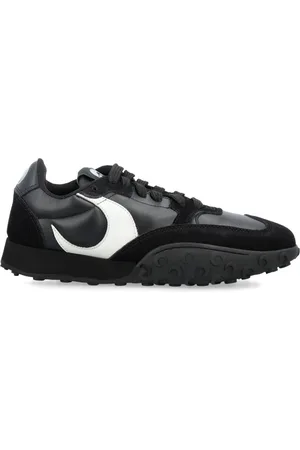 Marine Serre Sko, Herre, Sort, 42 EU, Uld, Sorte Sneakers Mr Rise Aw24