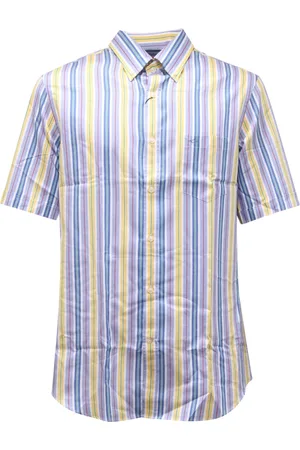 Paul & Shark Skjorte, Herre, Flerfarvet, 2XL, Uld, Yachting Button-Down Skjorte med Lomme