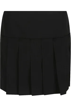 Alexander McQueen Nederdel, Dame, Sort, 2XS, Uld, Stilfuld Sort Mini Nederdel