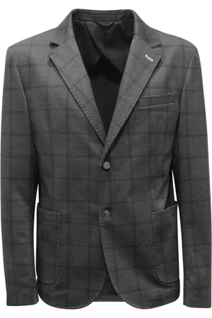 Imperial Jakke, Herre, Grå, 2XL, Ternjakke Grå Made in Italy