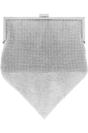 Twentyfour Taske, Dame, Grå, ONE SIZE, Uld, Sølv Krystal Skuldertaske
