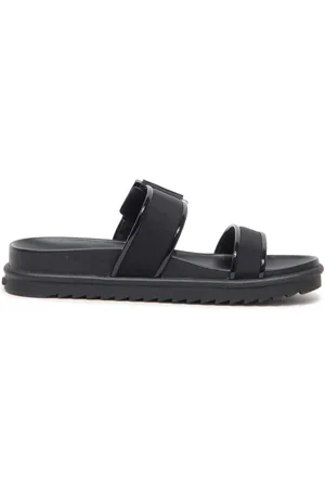 Michael Kors Sko, Dame, Sort, 39 1/2 EU, Colby Slide Sandal
