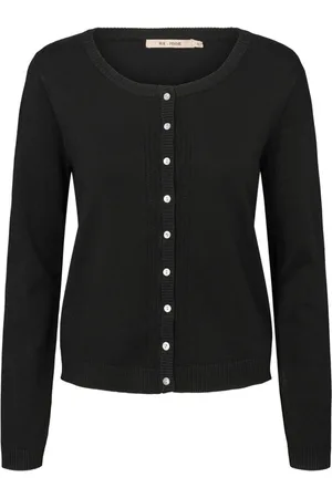 RUE de FEMME Strik, Dame, Sort, M, Softy Heloise Strik Cardigan Sort