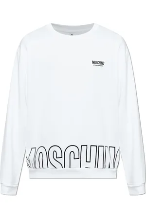Moschino Sweathshirts & Hoodies, Herre, Hvid, S, Bomuld, Sweatshirts & Hoodies
