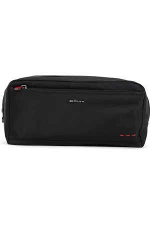 Kiton Taske, Herre, Sort, ONE SIZE, Læder, Sort Clutch Taske