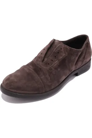 HUNDRED 100 Sko, Herre, Brun, 41 EU, Suede, Suede Slip-On Sko, Lavet i Italien
