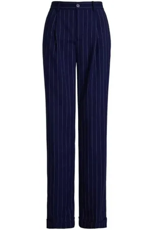 Ralph Lauren Bukser, Dame, Blå, XL, Bukser