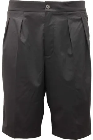 Patrizia Pepe Shorts, Herre, Sort, L, Polyester, Sorte Bermuda Shorts Lavet i Italien