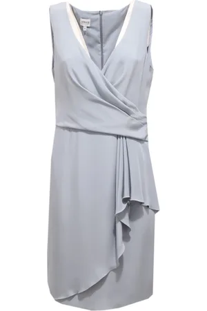 Emporio Armani Kjole, Dame, Blå, M, Ærmeløs kjole let samling model