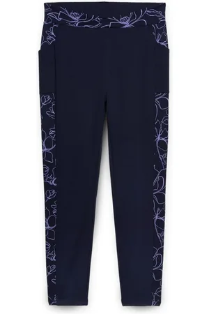 Fiorella rubino Bukser, Dame, Blå, M, Uld, Leggings med Lenzing™ Ecovero™ Viskose