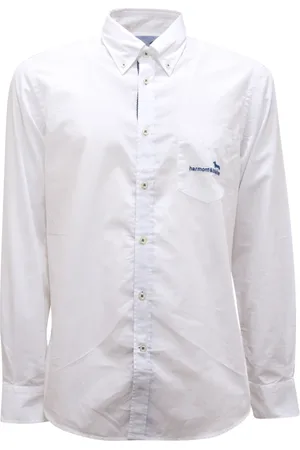 HARMONT&BLAINE Skjorte, Herre, Hvid, L, L3114 Regular FIT Skjorte