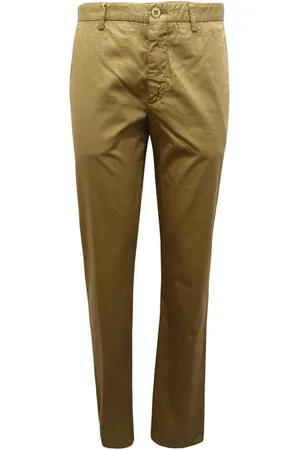 Etro Bukser, Herre, Grøn, S, Slim Fit Grønne Bukser Made in Italy