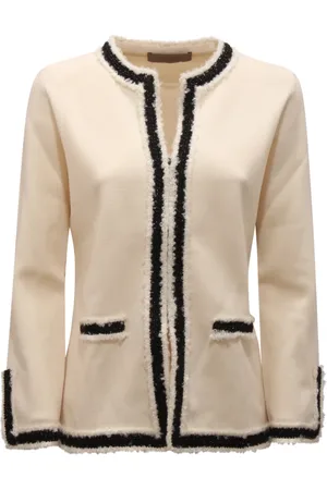 D.EXTERIOR Jakke, Dame, Hvid, L, Slim Wool Jacket Made in Italy