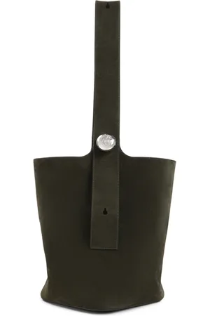 Loewe Taske, Herre, Grøn, ONE SIZE, Uld, Grøn Skuldertaske Stilfuldt Model